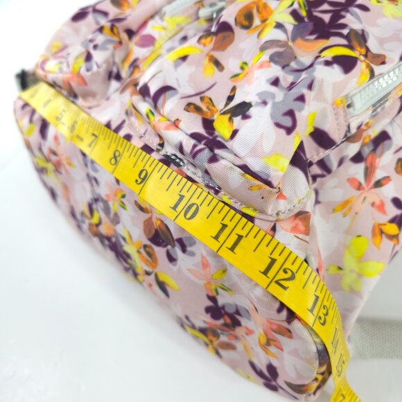 KIPLING KI0367 Fiona Travel Medium Backpack Polyester Falling Floral Multi *VGC*